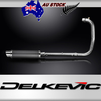 Royal Enfield 350 Bullet Classic 22-25 350MM Round Carbon Full Exhaust System