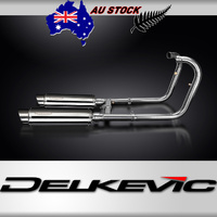Kawasaki W650 W800 19-24 350MM Round Stainless Exhaust System