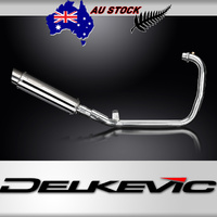 Royal Enfield Scram 411 2022-2024 350MM Round Stainless Full Exhaust System