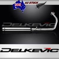 Kawasaki Vulcan S 650 15-21 550MM Bull Nose Full Exhaust System