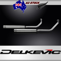 Kawasaki VN900 2006-2021 2-2 550MM Bull Nose Complete Exhaust System
