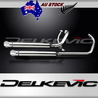 Yamaha XV250S Virago 1988-2020 550MM Slash CUT 2-2 Full Exhaust System