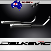 Kawasaki VN900 2006-2021 2-2 550MM Slash CUT Complete Exhaust System