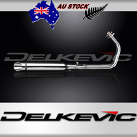 Kawasaki Vulcan S 650 15-21 410MM Slash CUT Full Exhaust System
