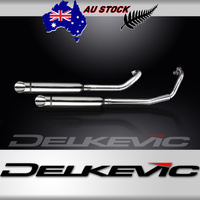 Yamaha XVS650 Classic/Dragstar/Custom 1997-2019 410MM Slash CUT Exhaust System