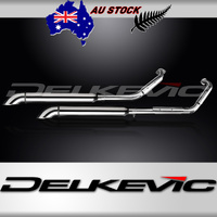 Suzuki VL800 C50 C50T M50 2001-2023 550MM Turned Slash CUT Exhaust System