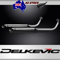 Honda VT750 2008-2018 550MM Turned Slash CUT Exhaust System