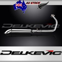 Kawasaki Vulcan S 650 15-21 410MM Turned Slash CUT Exhaust System