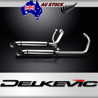 Yamaha XV250S Virago 1988-2020 410MM Turned Slash CUT 2-2 Full Exhaust System