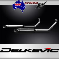 Kawasaki VN900 2006-2021 2-2 410MM Turned Slash CUT Complete Exhaust System