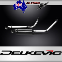 Kawasaki VN1500 VN1600 96-08 410MM Turned Slash CUT Full Exhaust System