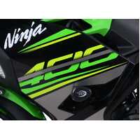 R&G Aero Crash Protectors Black NO-CUT KAW Njnja 250/400