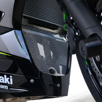 R&G Downpipe Grille Kawasaki Ninja 250/400 Black Product thumb image 1