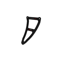Exh Hanger, Black with Red logo, RHS, Kawasaki Z H2 '20-