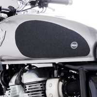 Enfield 650 Interceptor '19-Tank Tract Grips:black 2-Grip Kit