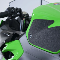 R&G Tank Traction Grips for Kawasaki Ninja 250/400 Z400/ Z250 Clear Product thumb image 1