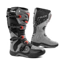 FALCO LEVEL OFF ROAD MOTORCYCLE BOOTS GREY/RED