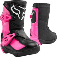 FOX Comp K Peewee Off Road Boots Pink