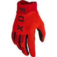 FOX Flexair Gloves Fluro Red