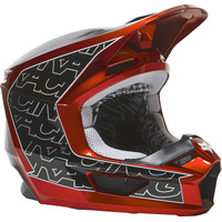 FOX 2022 V1 Peril Off Road Helmet FLO/Red