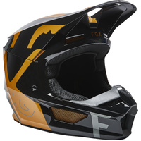 FOX 2022 V1 Skew Off Road Helmet BLK/GLD