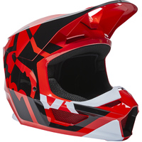 FOX 2022 V1 LUX Off Road Helmet FLO Red