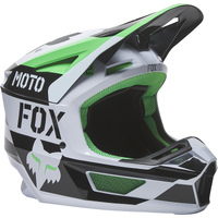 FOX 2022 V2 Nobyl Off Road Helmet WHT/BLK