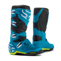 FOX Comp Off Road Boots Blue/Yellow