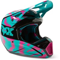 FOX 2023 V1 Nuklroff Road Helmet Teal Product thumb image 1