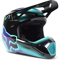 FOX 2023 Youth V1 Toxsyk Off Road Helmet BLK