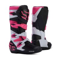 FOX WOMENS COMP OFF ROAD BOOTS BLACK/PINK