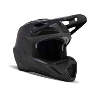 FOX V3 RS Carbon Solid Off Road Helmet Matte Black