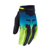 FOX Womens 180 Flora Off Road Gloves Black/Blue