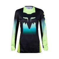 FOX Womens 180 Flora Off Road Jersey Black/Yellow