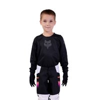 FOX Kids Blackout Off Road Jersey Black/Black