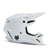 FOX Youth V3 Solid Off Road Helmet Matte White Product thumb image 1