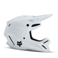 FOX Youth V3 Solid Off Road Helmet Matte White