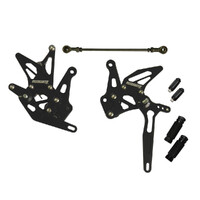 Accossato Adjustable Rearsets for Yamaha YZF-R6 2017 - 2019 Product thumb image 1