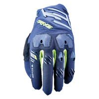 Five E1 Enduro Gloves Navy/Fluro Product thumb image 1