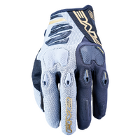 Five E2 Enduro Gloves Black/Grey/Gold