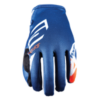 Five MXF 4 Scrub Off Road Gloves Blue/Orange Product thumb image 1