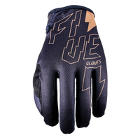 Five MXF 4 Thunderbolt Off Road Gloves Black