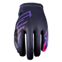 Five MXF 4 Scrub Womens Off Road Gloves Black Pink