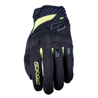 Five RS-3 EVO Gloves Black/Fluro