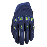 Five Stunt EVO 2 Gloves Night Blue/Yellow