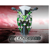 Eazi-Guard Paint Protection Film for Kawasaki Ninja 650 2012 - 2016  gloss