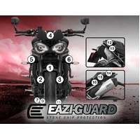 Eazi-Guard Paint Protection Film for Triumph Speed Triple 2016 – 2017  gloss