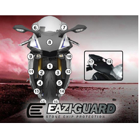 Eazi-Guard Paint Protection Film for Yamaha YZF-R1M 2015 - 2019  matte