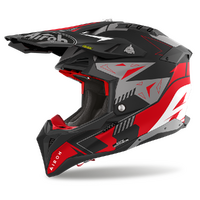 Airoh Aviator 3 Off Road Helmet Spin Red Matt