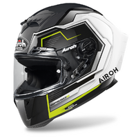 Airoh GP550-S Helmet Rush White/Yellow Gloss